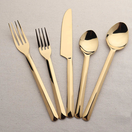 Ariella PVD 5 Pc. Flatware Set