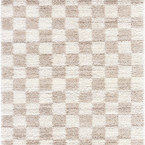 Belita Beige Luxe Shag Area Rug
