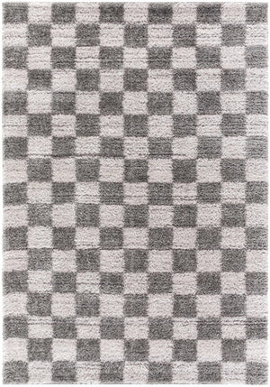 Belita Charcoal Luxe Shag Area Rug