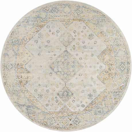 Bhavya Cream Washable Area Rug