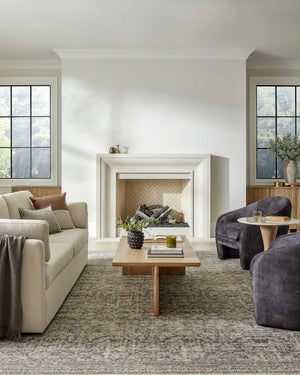 Collins Avenue III Vintage Damask Area Rug