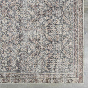 Collins Avenue III Vintage Damask Area Rug