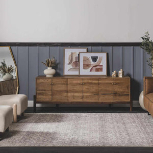 Collins Avenue IV Vintage Damask Area Rug