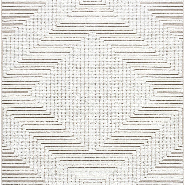 Briana Beige Washable Area Rug