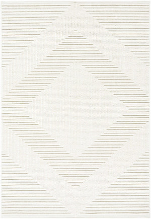 Briana Off-White Washable Area Rug