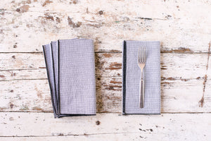 Seersucker Everyday Napkins, Set of Four