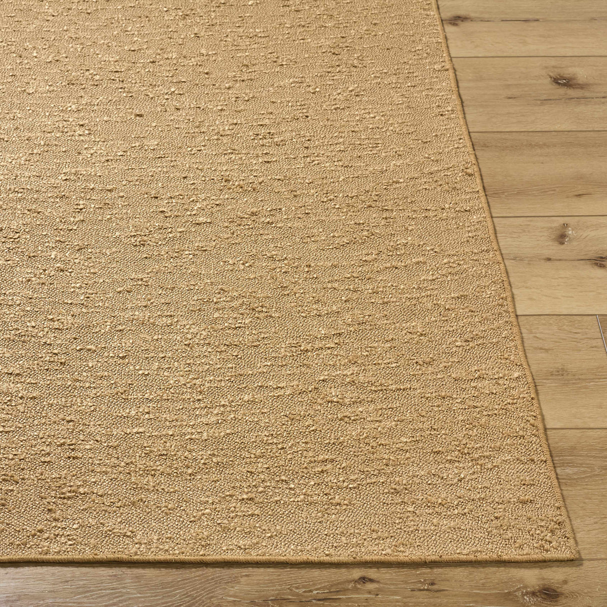 Breena 3D Solid Brown Washable Area Rug