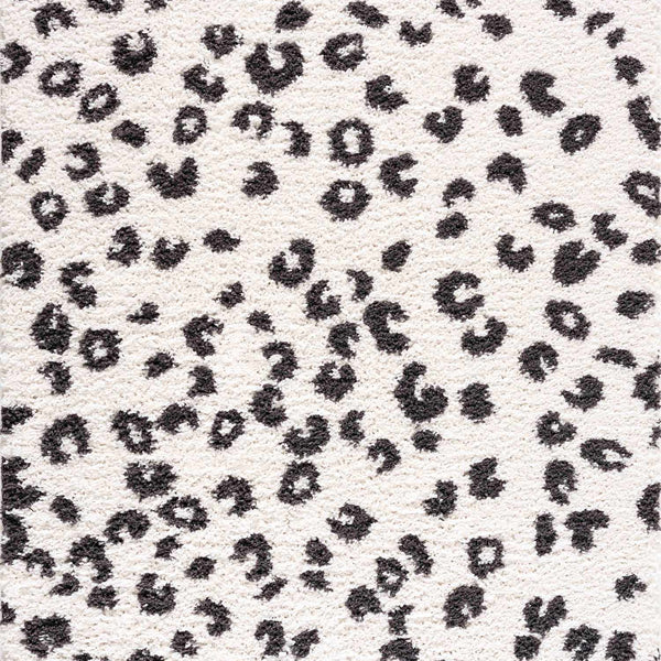 Zhen Black Spots Leopard Rug - Clearance