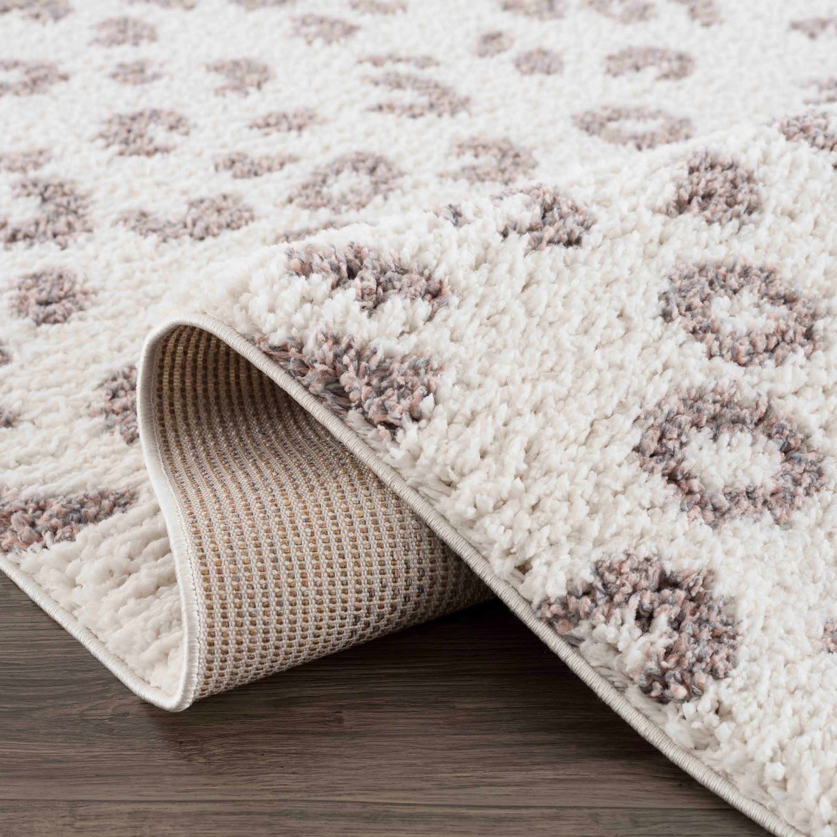 Zhen Pink Spots Leopard Rug - Clearance