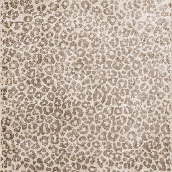 Tan Bonhill Leopard Print Area Rug