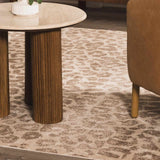 Tan Bonhill Leopard Print Area Rug