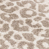 Tan Bonhill Leopard Print Area Rug