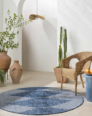 Stephan Navy Outdoor Rug