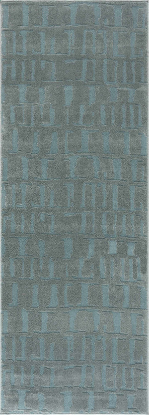 Dragan Teal Modern Area Rug