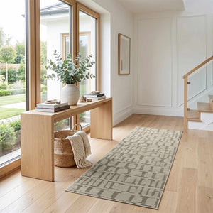 Dragan Green Modern Washable Area Rug