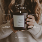 Cozy Season Soy Candle - Brown Matte Jar - 15 oz