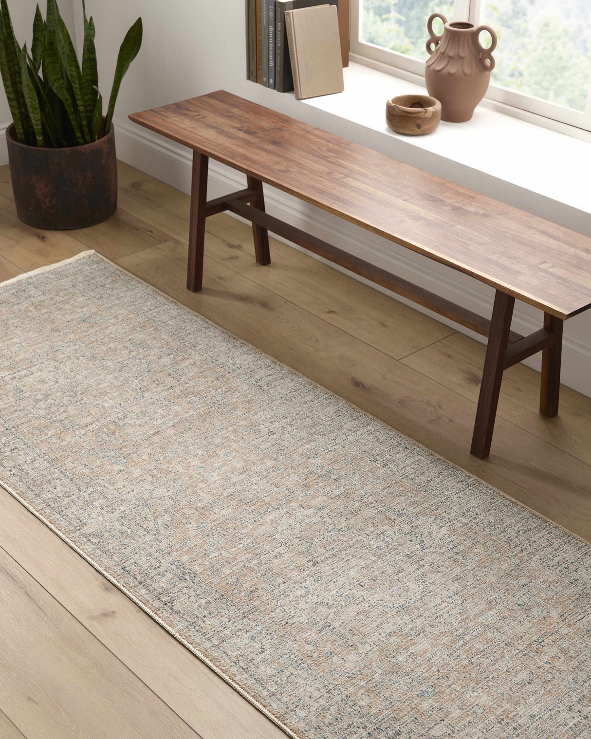 Galey Alix Maria Elena III Ivory Vintage Rug