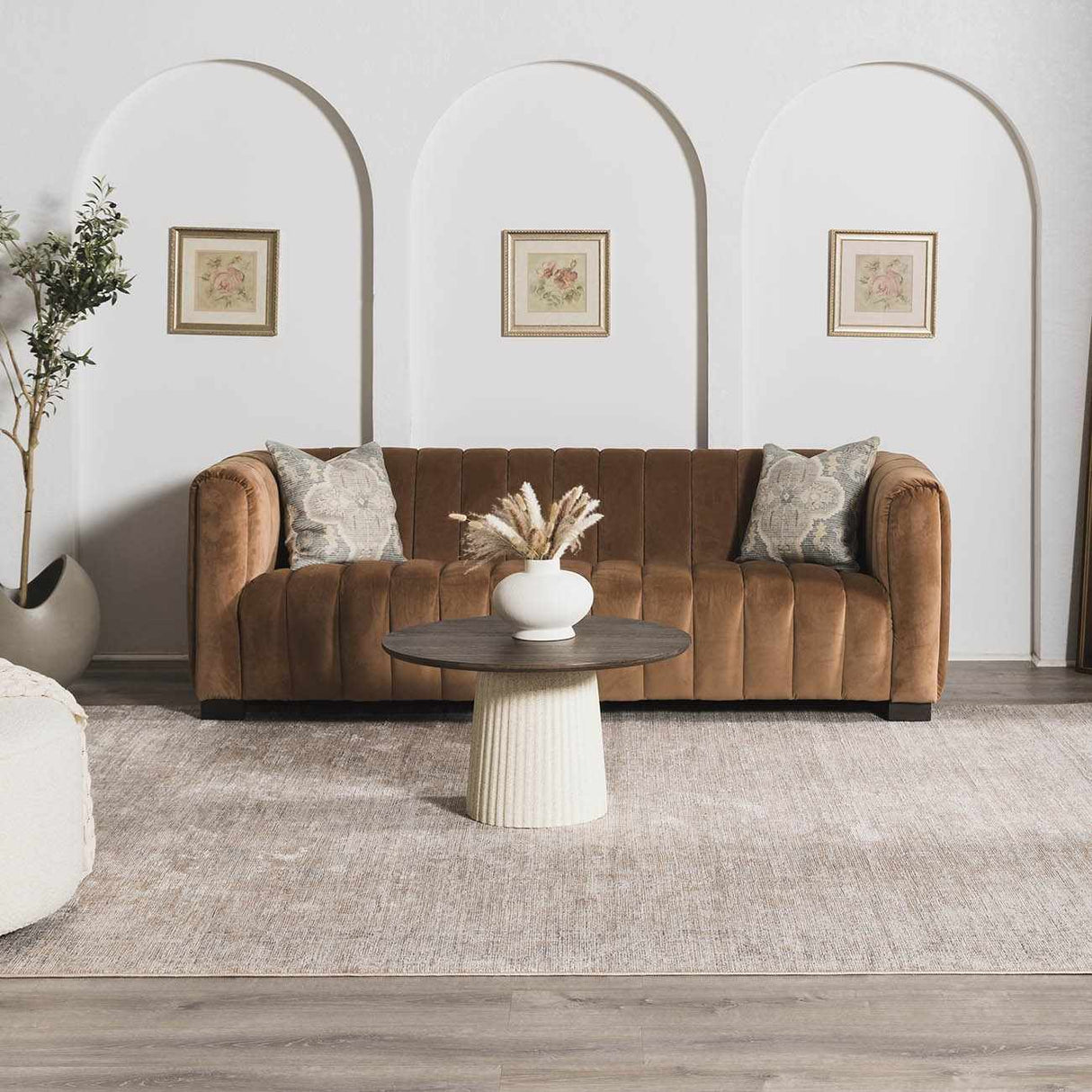 Galey Alix Maria Elena III Ivory Vintage Rug