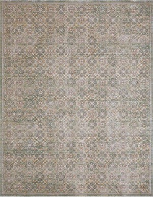 Galey Alix x Livabliss Vintage Oriental Boho Olive Myrtle Avenue II Area Rug