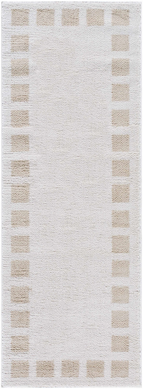 Beynon Beige Washable Area Rug