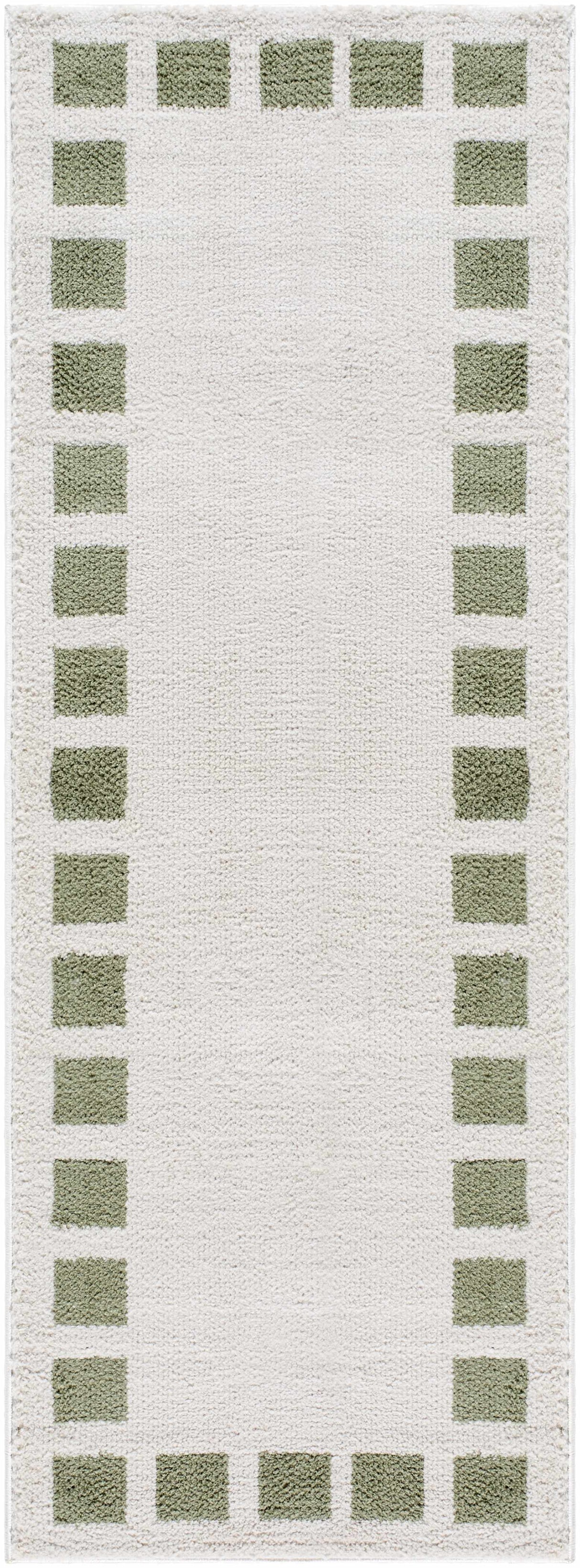 Beynon Green Washable Area Rug