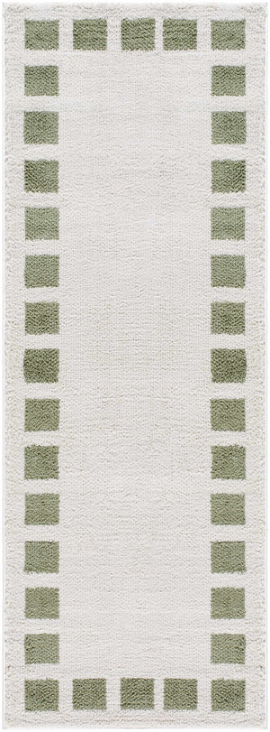 Beynon Green Washable Area Rug