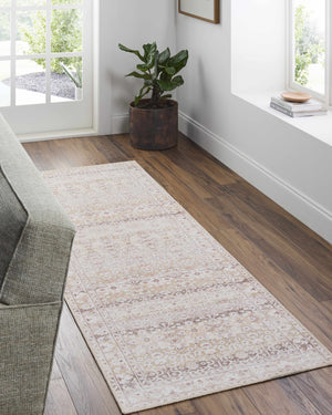 Bienna Vintage Flat Pile Washable Rug