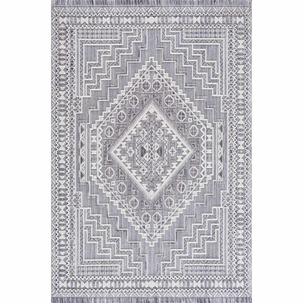 Alya 3D Saxony  with Fringes Area Rug - Clearance