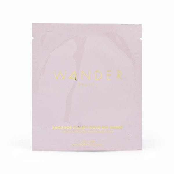 WANDER BEAUTY Baggage Claim Gold Eye Masks 6 PAIRS - Imperfect Box