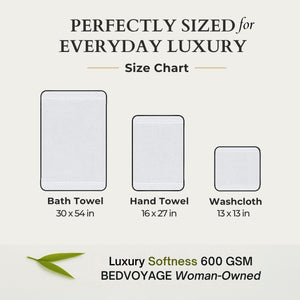 Bamboo Cotton Bath Towel - Viscose from Bamboo + Cotton - White