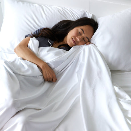 Bamboo Fitted Sheet - 100% Viscose from Bamboo - White