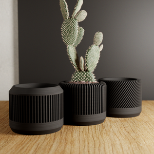 Bamboo Planter Set