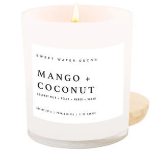 Sweet Water Decor Mango and Coconut Soy Candle