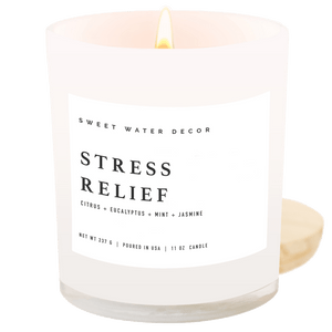 Sweet Water Decor Stress Relief Soy Candle