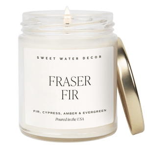 Fraser Fir Soy Candle - Clear Jar - 9 oz