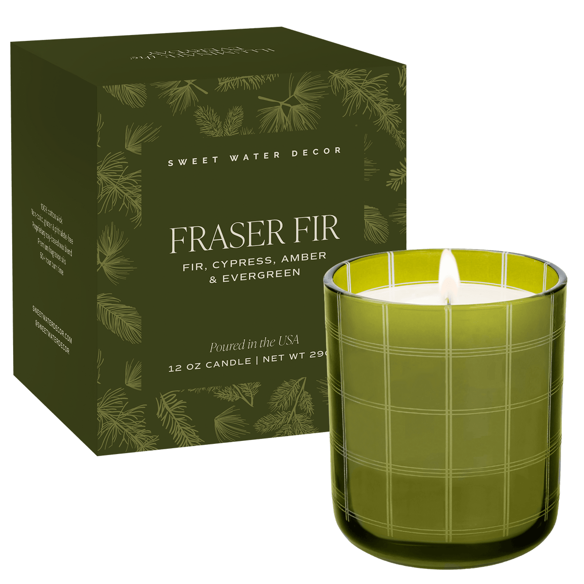 Sweet Water Decor Fraser Fir Soy Candle - view 2