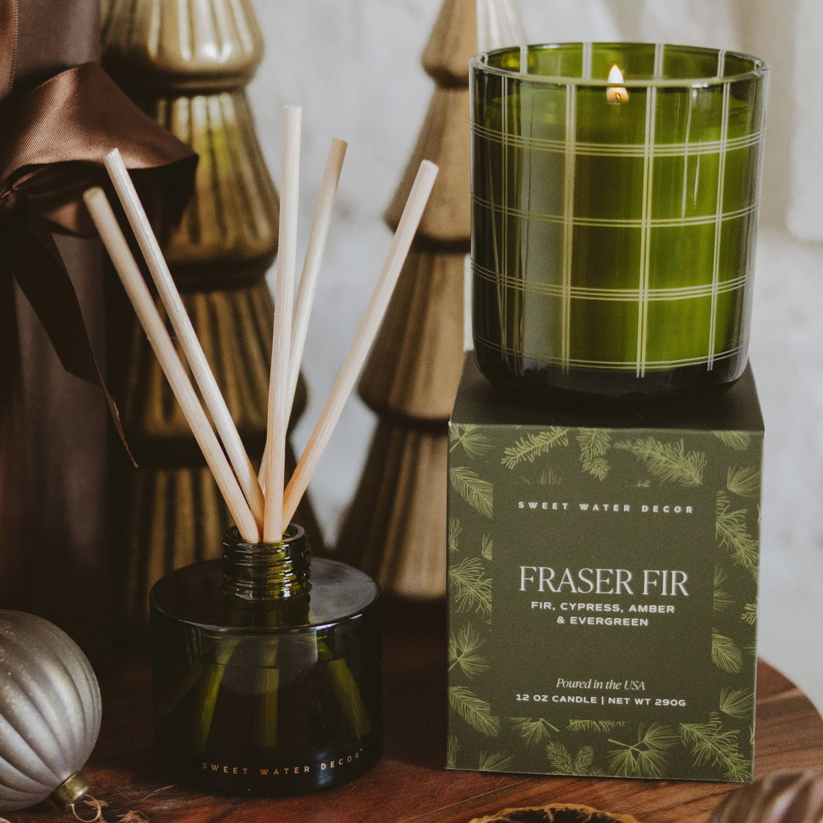 Sweet Water Decor Fraser Fir Soy Candle - view 4