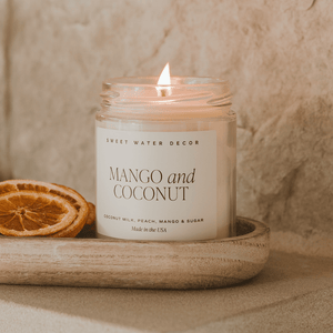 Sweet Water Decor Mango and Coconut Soy Candle - view 2