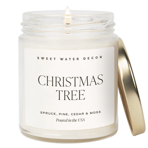 Christmas Tree Soy Candle - Clear Jar - 9 oz
