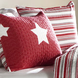 Star Reviersible 2 Piece Quilt Set Twin Size