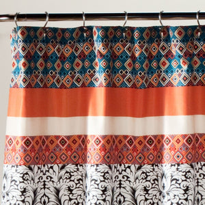 Boho Stripe Shower Curtain 72" x 72"
