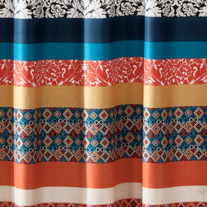 Boho Stripe Shower Curtain 72" x 72"
