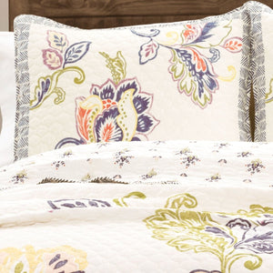 Aster Quilt 3 Piece Set by LushDecor