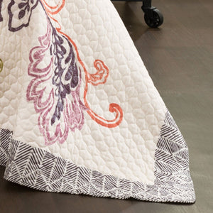 Aster Quilt 3 Piece Set by LushDecor