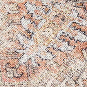 Beck Peach Washable Area Rug - Clearance
