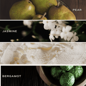 Cashmere and Vanilla Soy Candle - White Jar - 11 oz