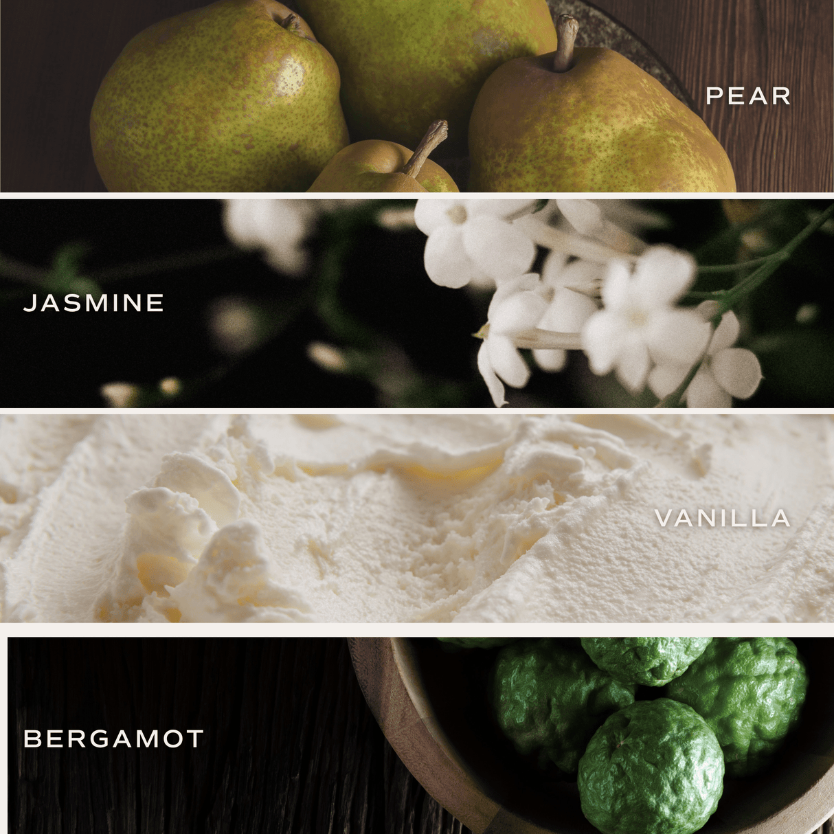 Cashmere and Vanilla Soy Patterned Candle - Clear Jar - 9 oz