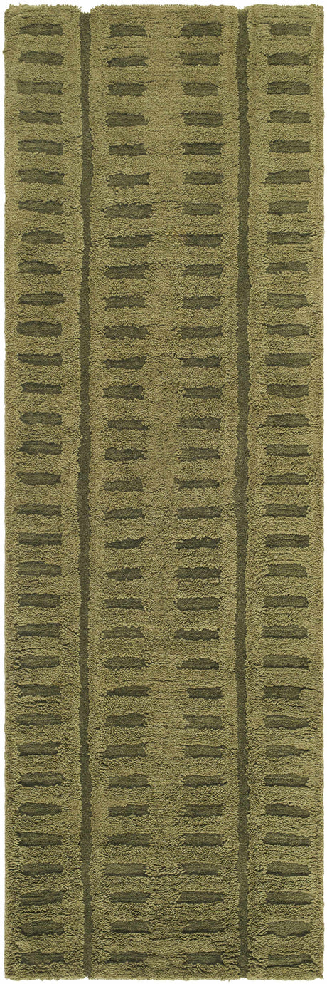 Washable Wool Rug - Green