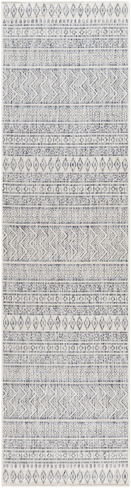 Madras Navy All Over Performance Rug