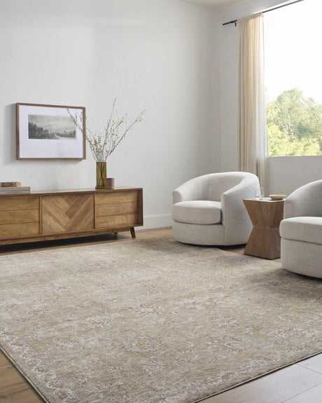 Chyron Olive Area Rug